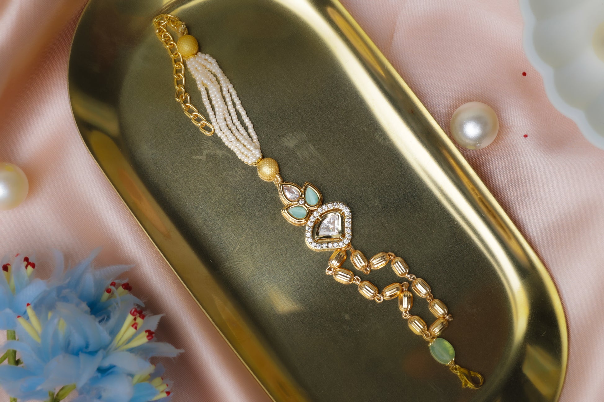 Ethereal Grace Pearl Bracelet
