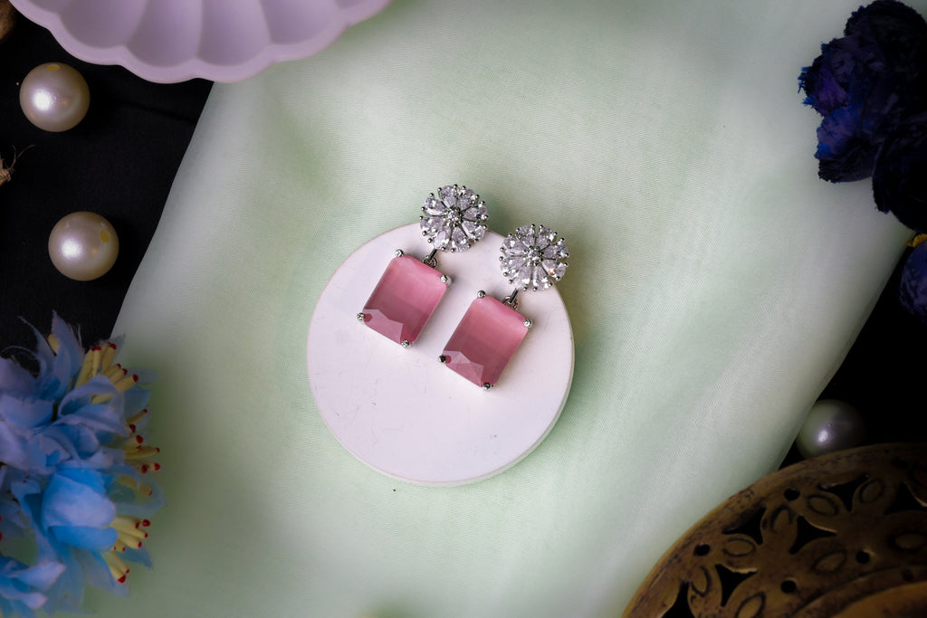 Blush Elegant Drop Earrings