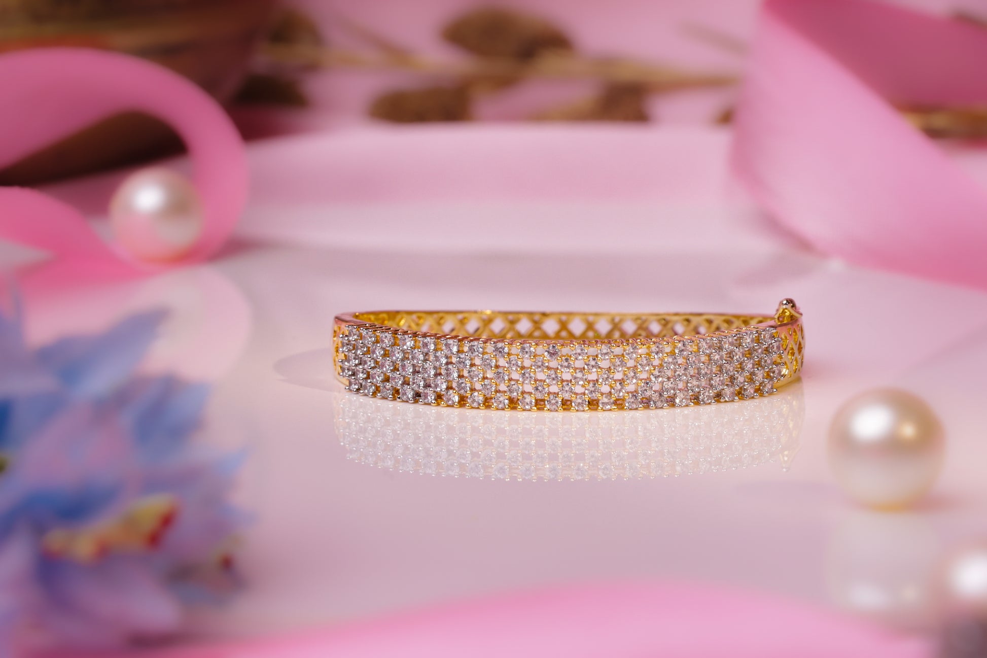 Radiant Gold Plated Bangle