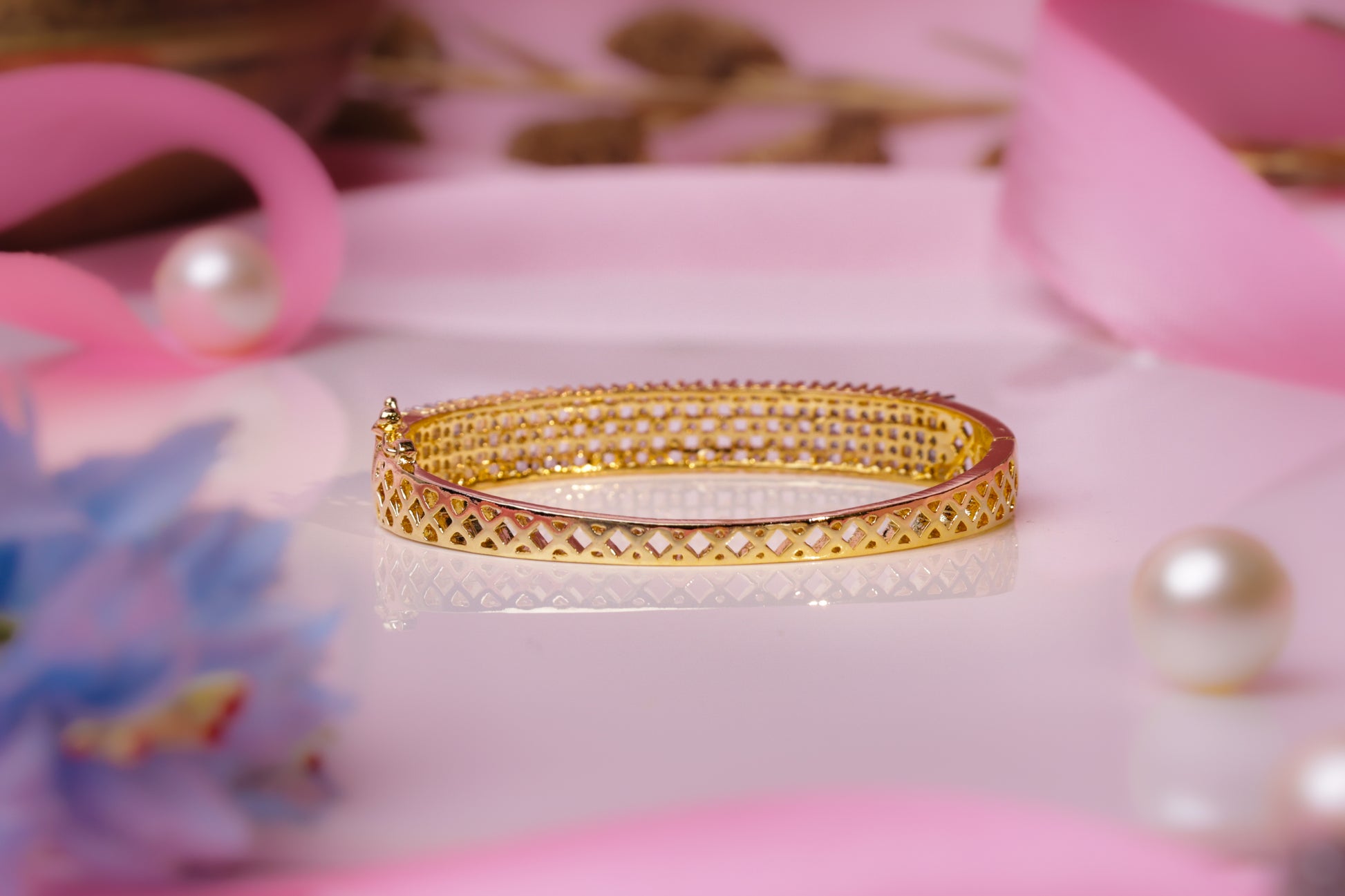 Radiant Gold Plated Bangle