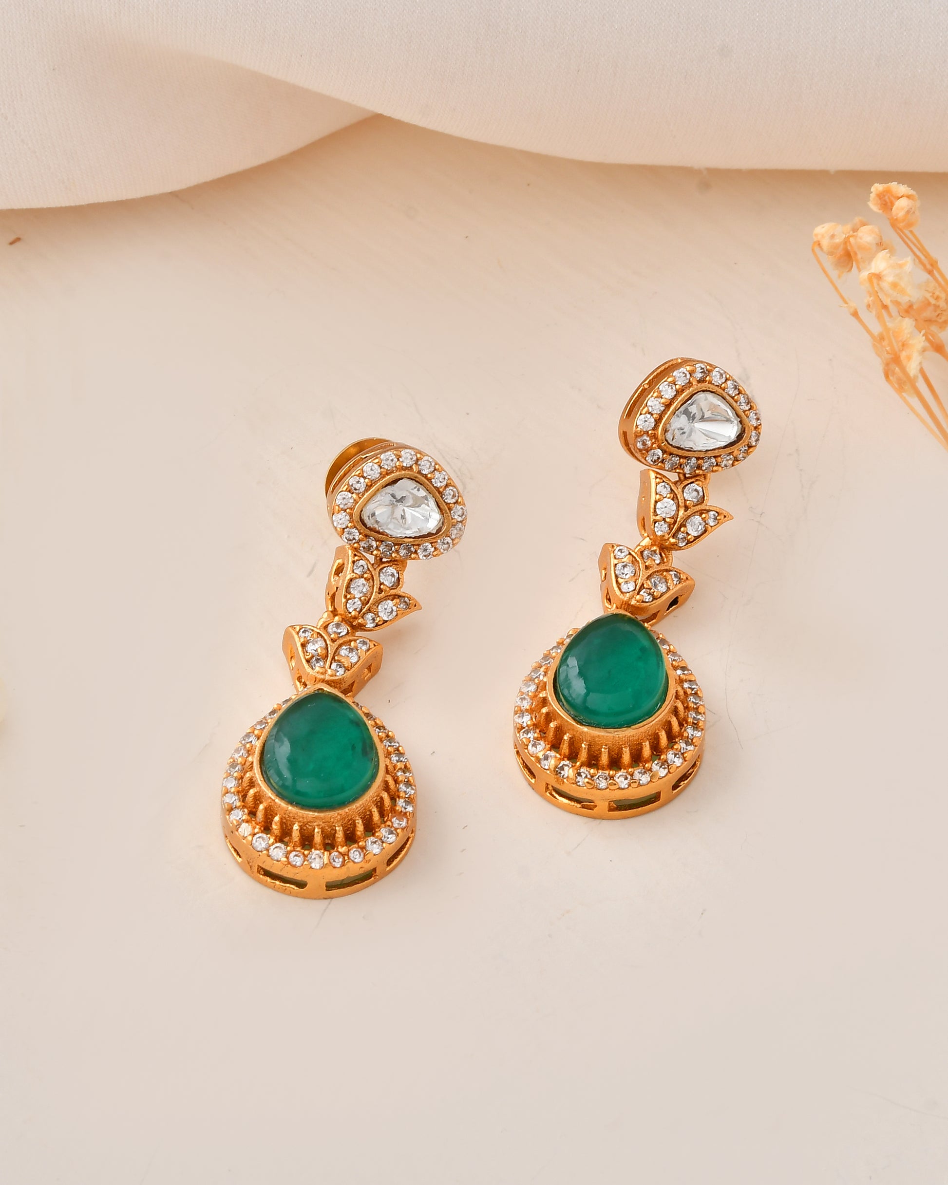 Traditional Elephant Motif Necklace Set