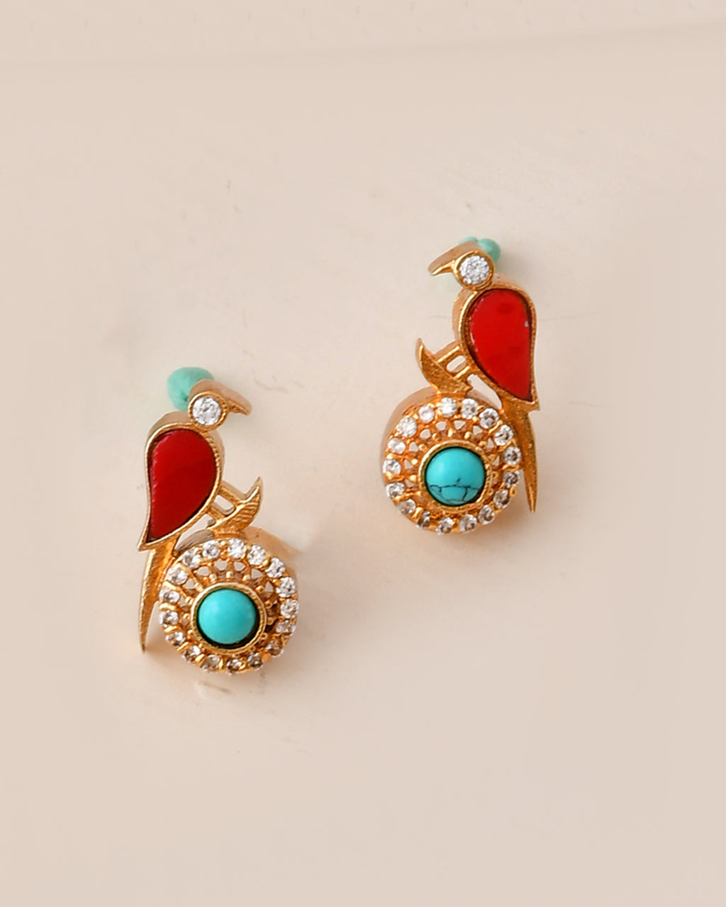 Whimsical Bird Motif Necklace Set