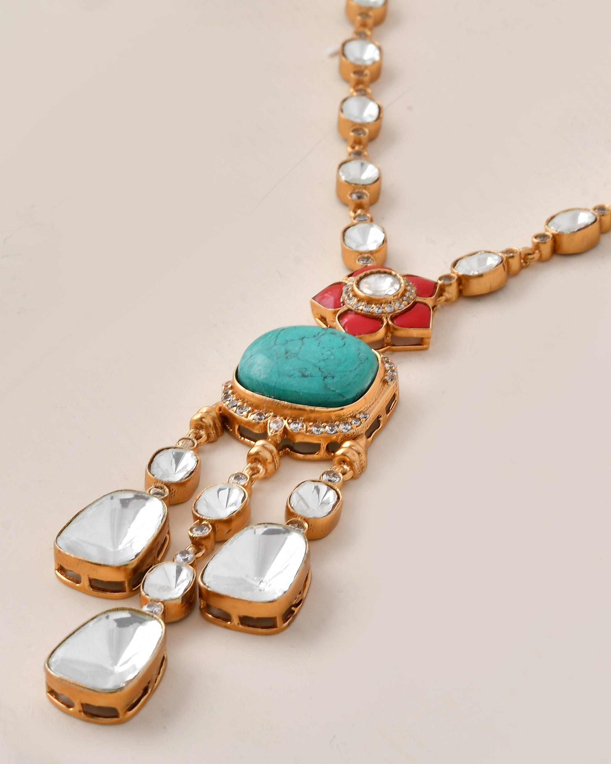 Turquoise Stone Necklace