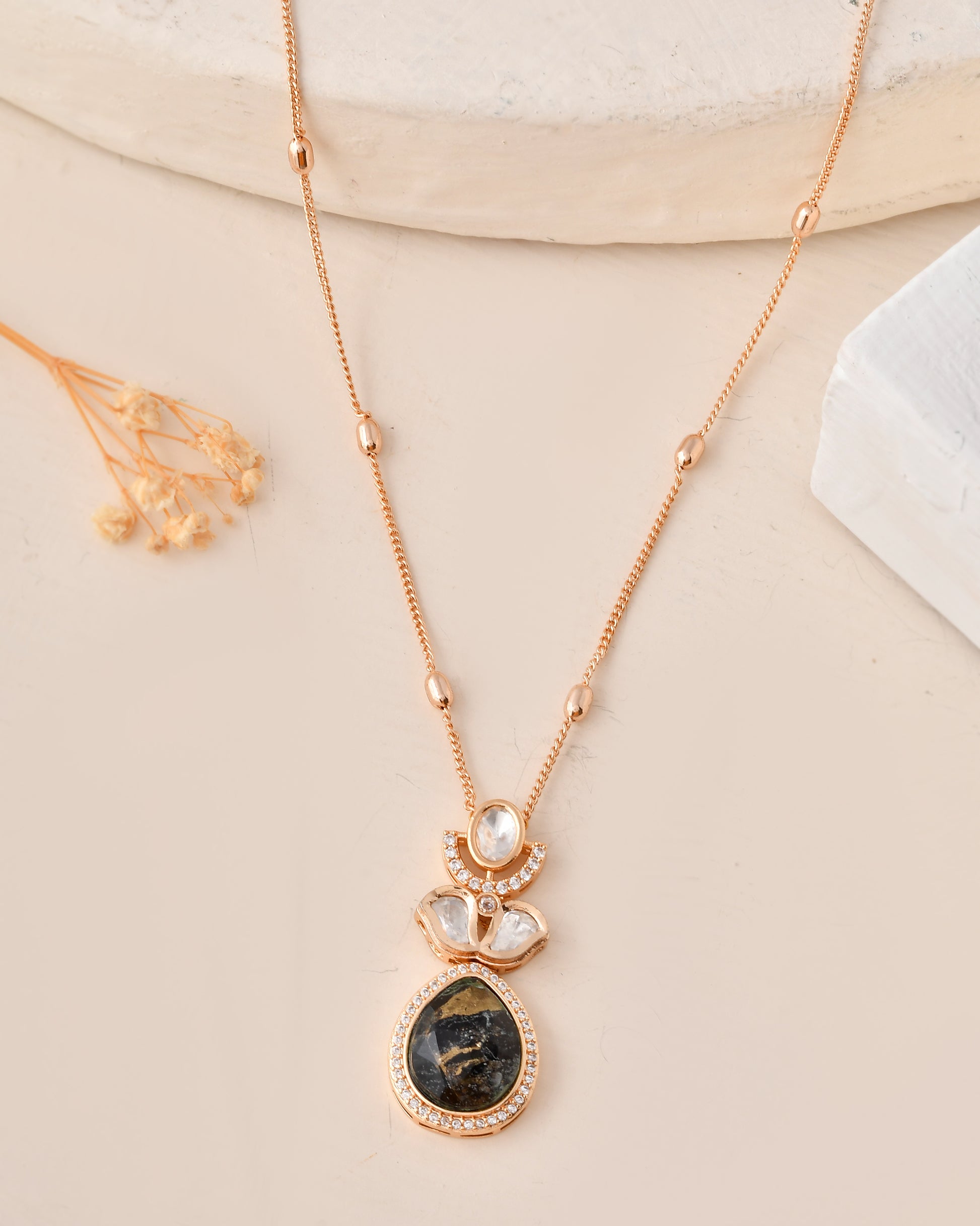 Gold-Plated Pendant  Set