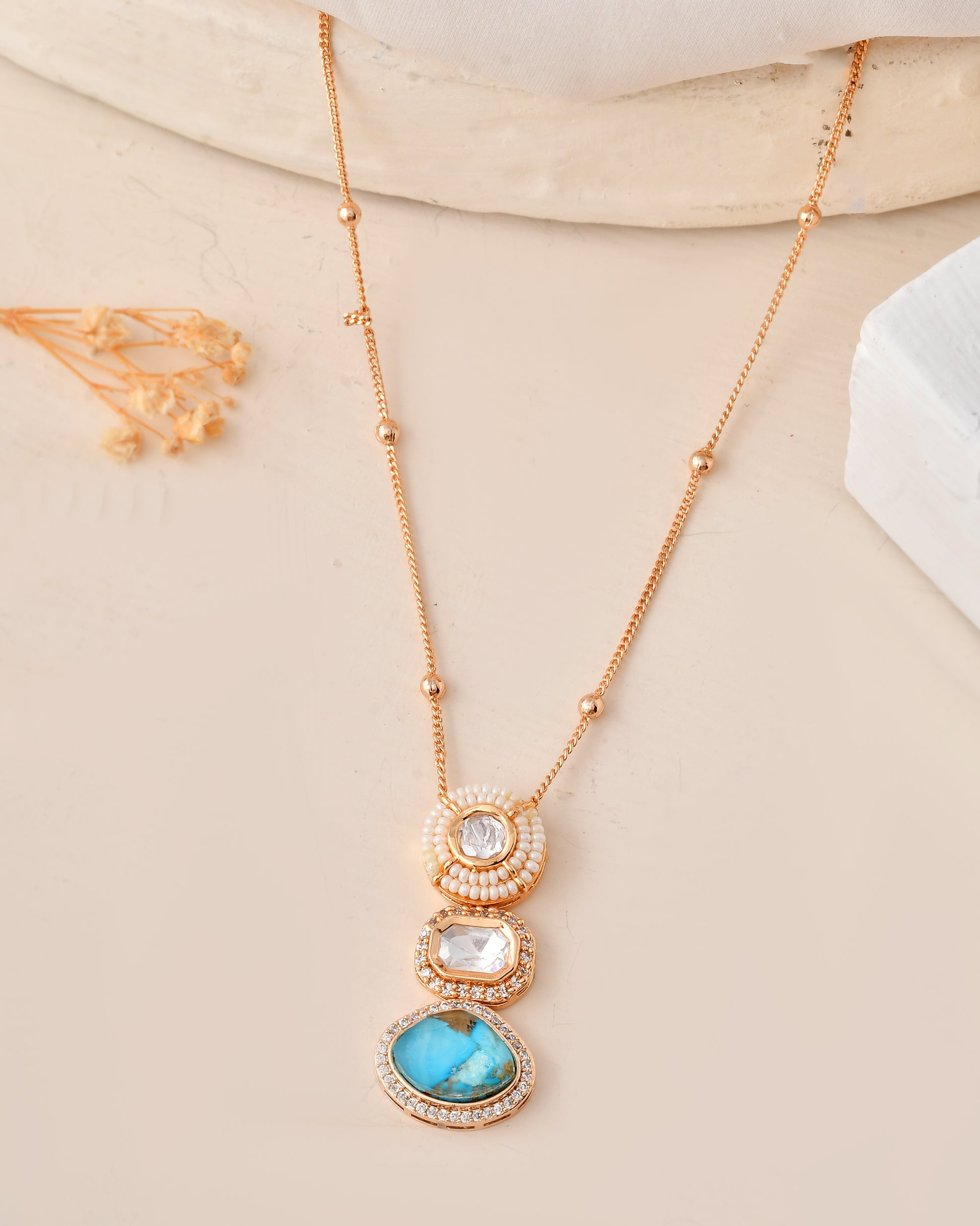 Gold-Plated Pendant  Set