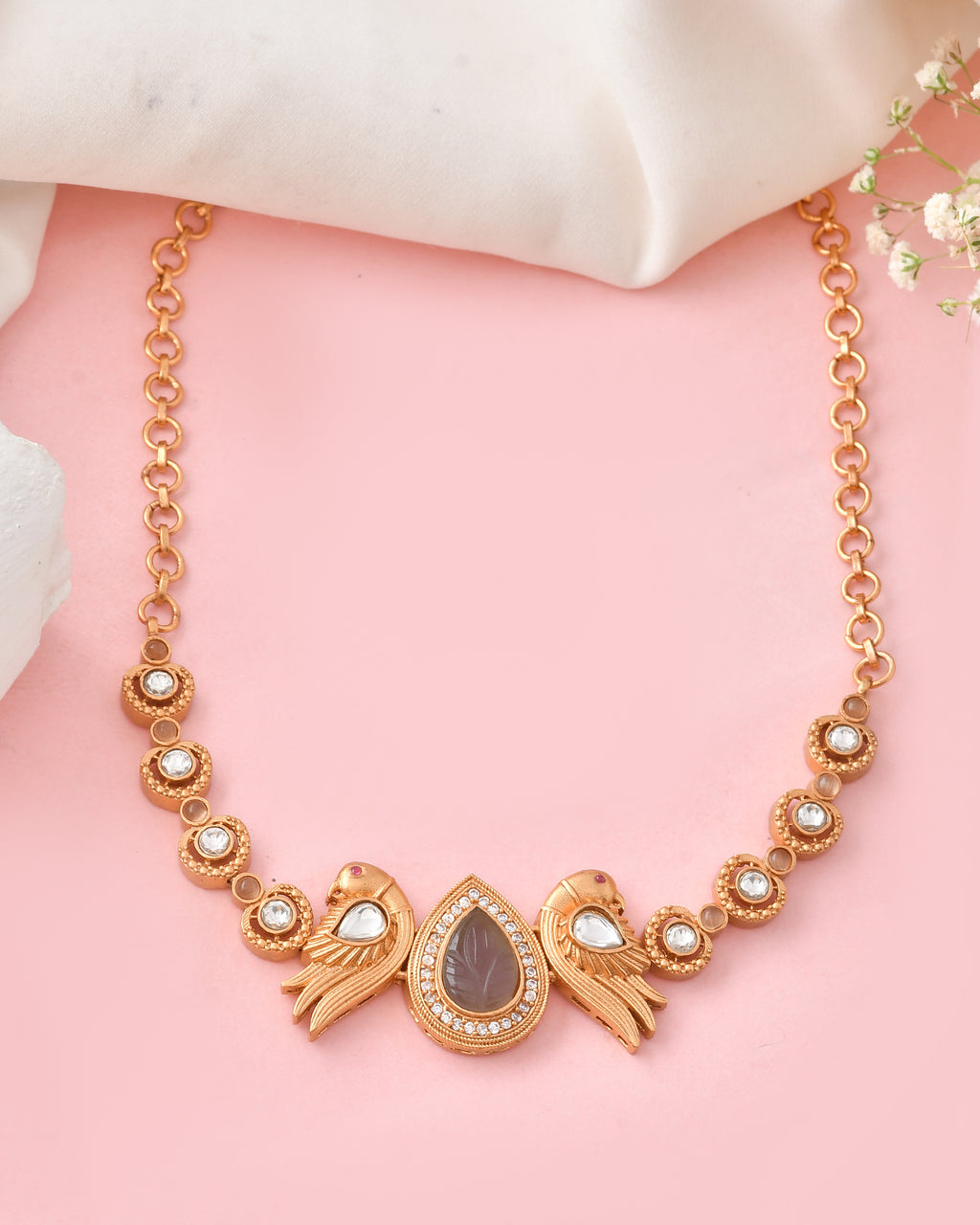 Traditional Gold Necklace Set