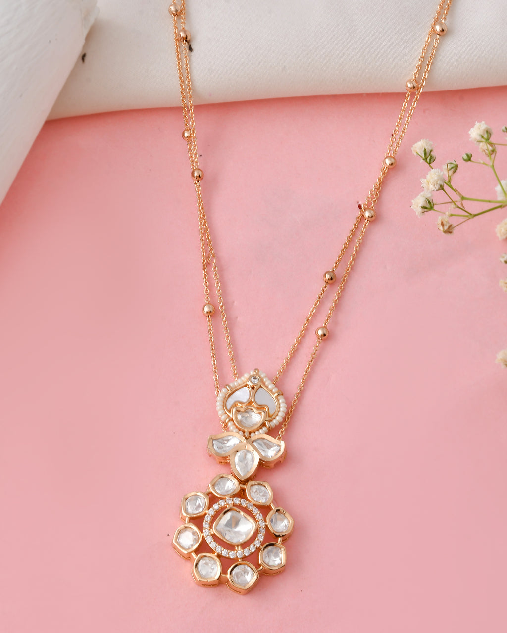 Traditional Kundan Pendant Set