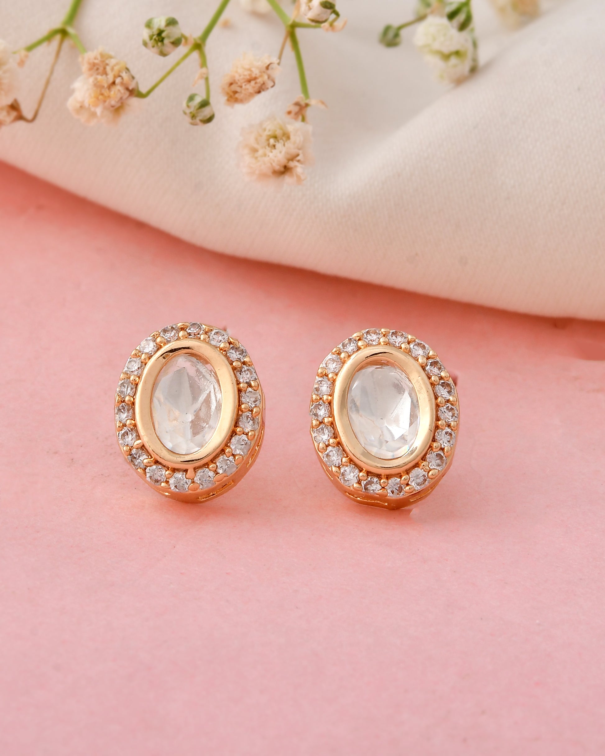 Antique Gold-Plated Pendant Set